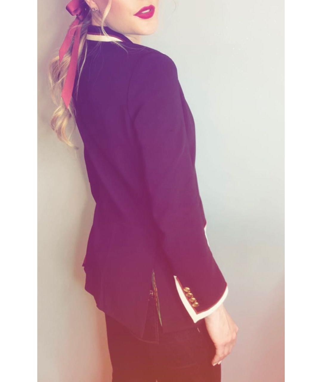 GUCCI Темно-синий вискозный жакет/пиджак, фото 6