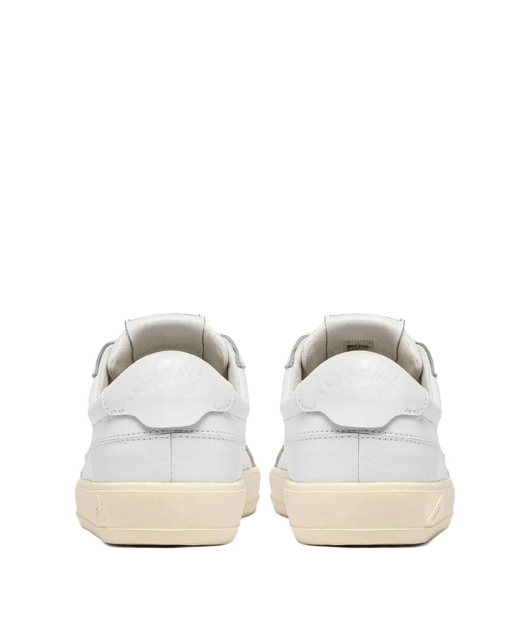 AUTRY Белые кожаные низкие кроссовки / кеды, фото 2