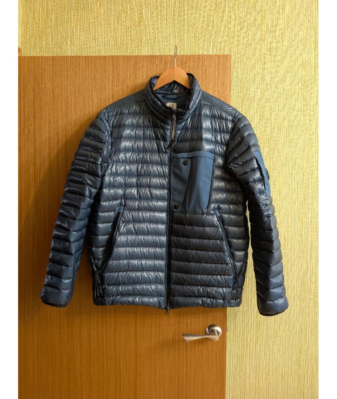 CP COMPANY Темно-синий полиамидовый пуховик, фото 8