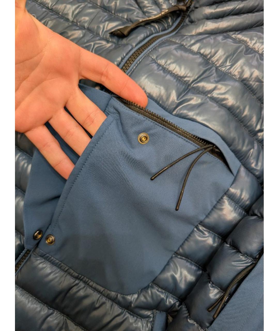 CP COMPANY Темно-синий полиамидовый пуховик, фото 5
