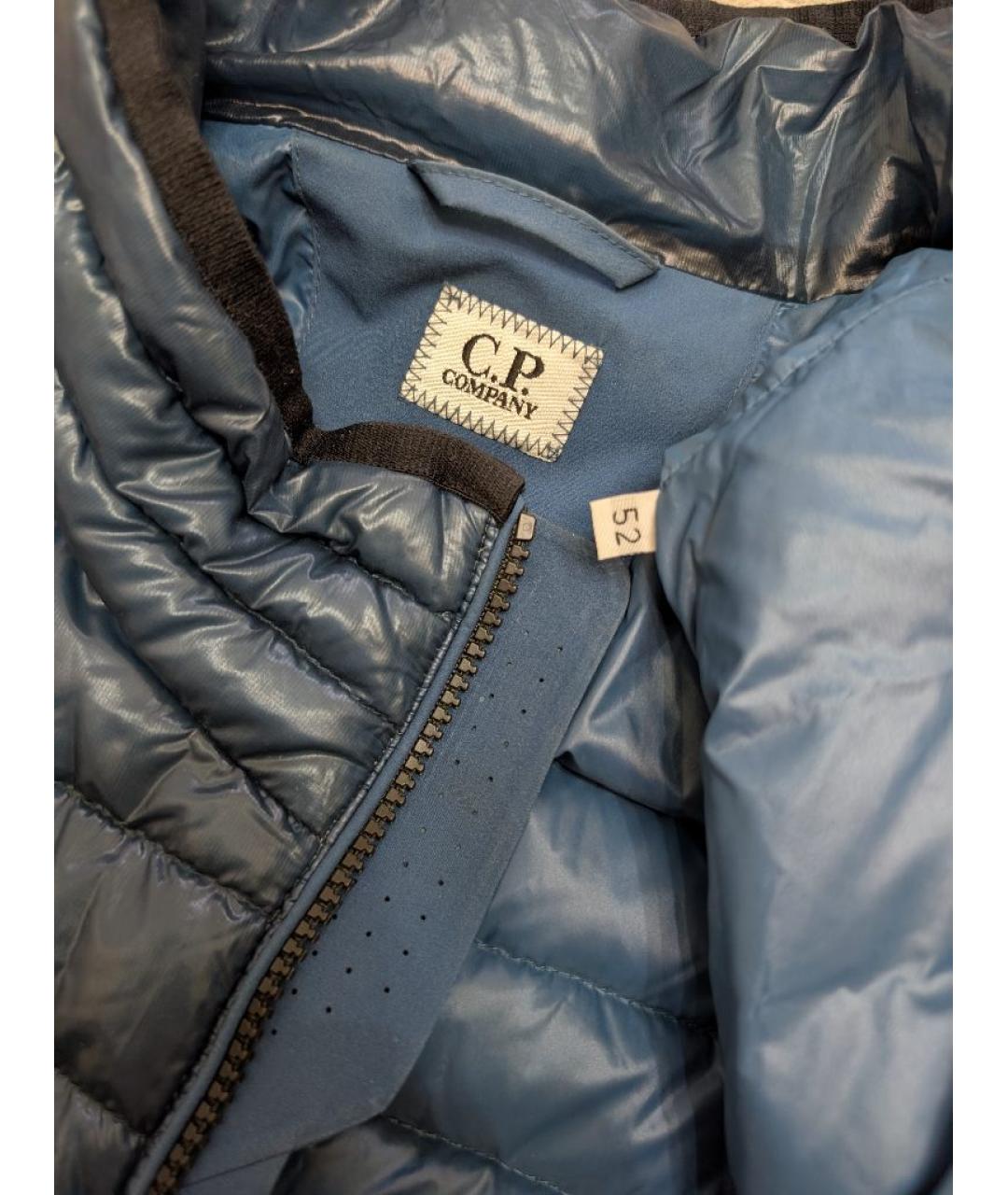 CP COMPANY Темно-синий полиамидовый пуховик, фото 3