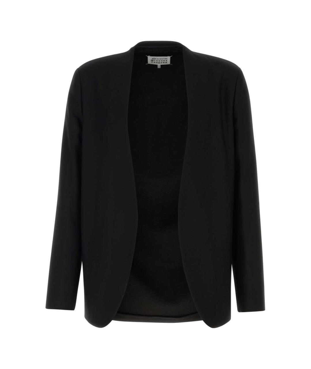 MAISON MARGIELA Черный шерстяной пиджак, фото 1