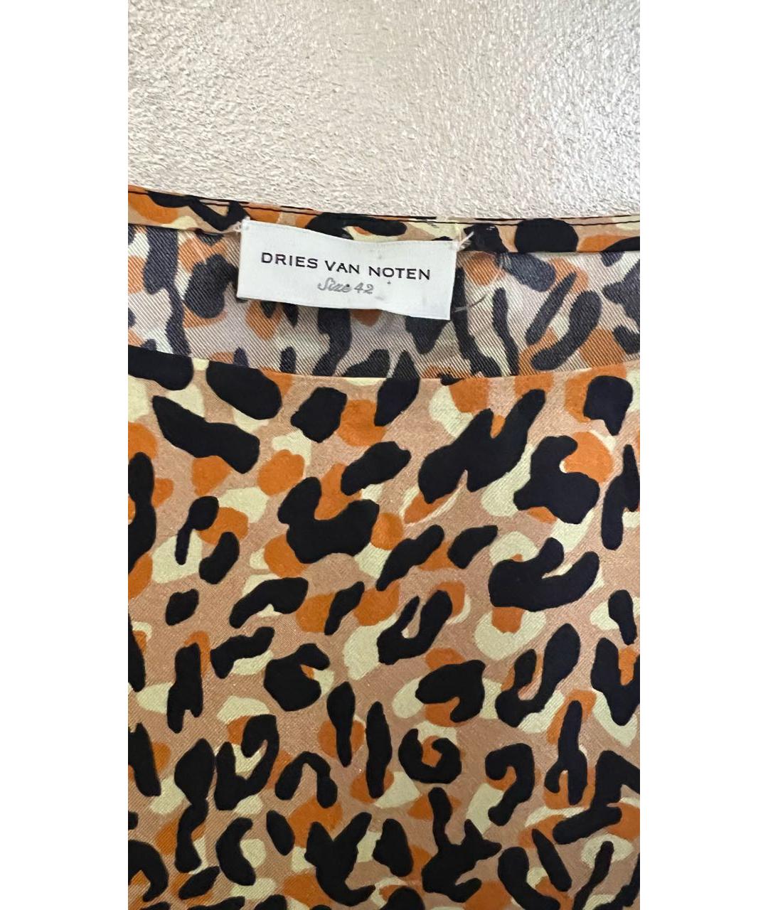 DRIES VAN NOTEN Мульти шелковая блузы, фото 3