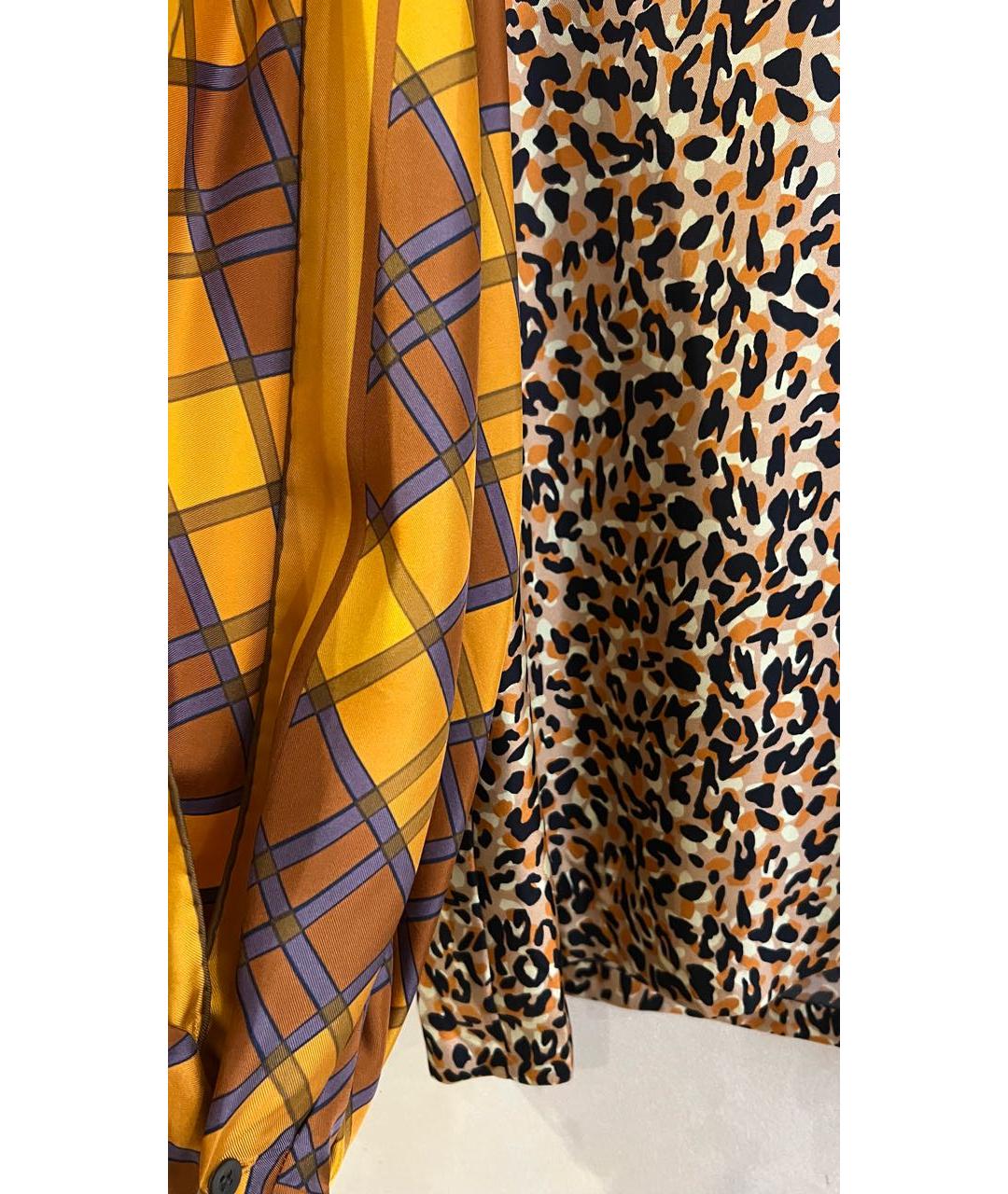 DRIES VAN NOTEN Мульти шелковая блузы, фото 6