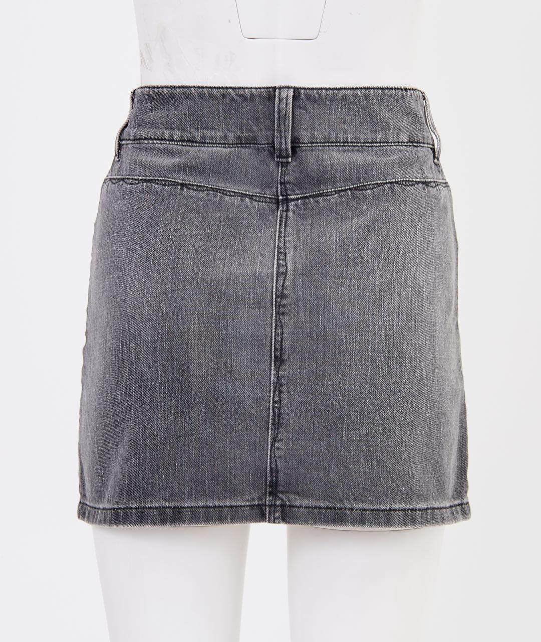 CHANEL Серая хлопковая юбка мини, фото 2