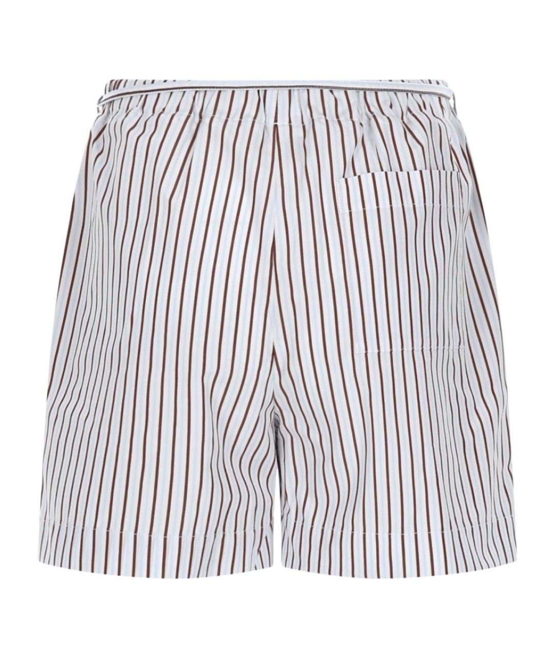 LOULOU STUDIO Мульти хлопковые шорты, фото 2