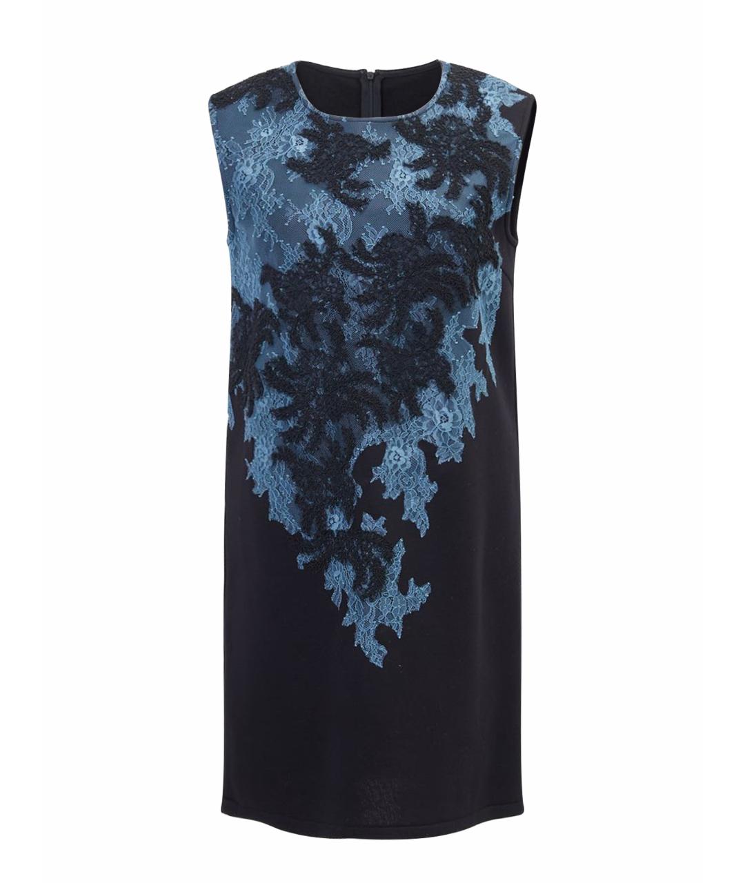 ERMANNO SCERVINO Черное вискозное повседневное платье, фото 1