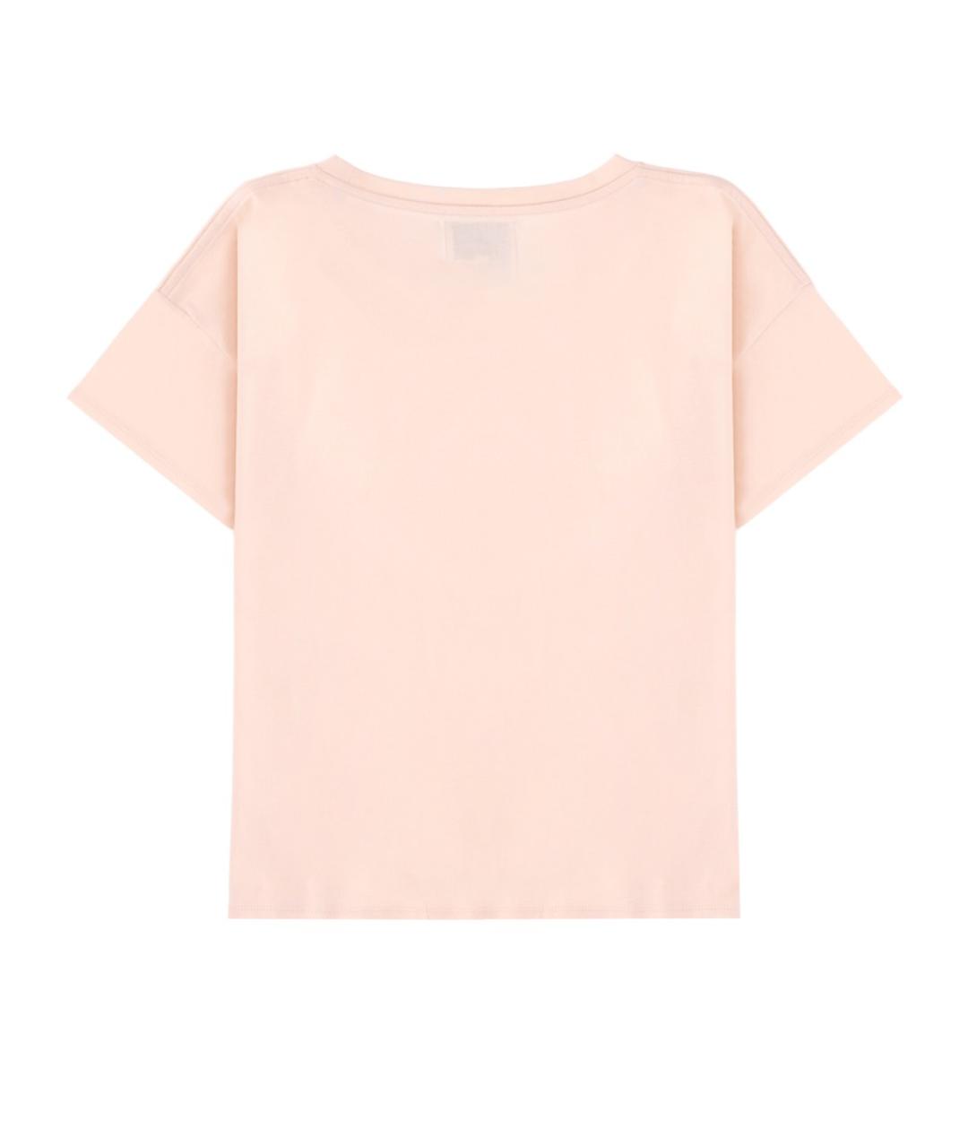 LOULOU STUDIO Розовая хлопковая футболка, фото 2
