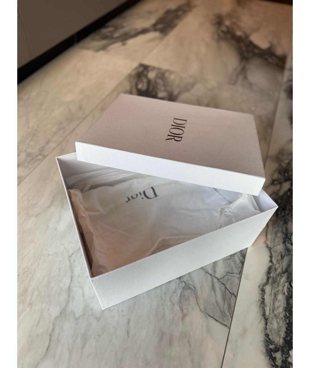 CHRISTIAN DIOR Черная кожаная сумка с короткими ручками, фото 6