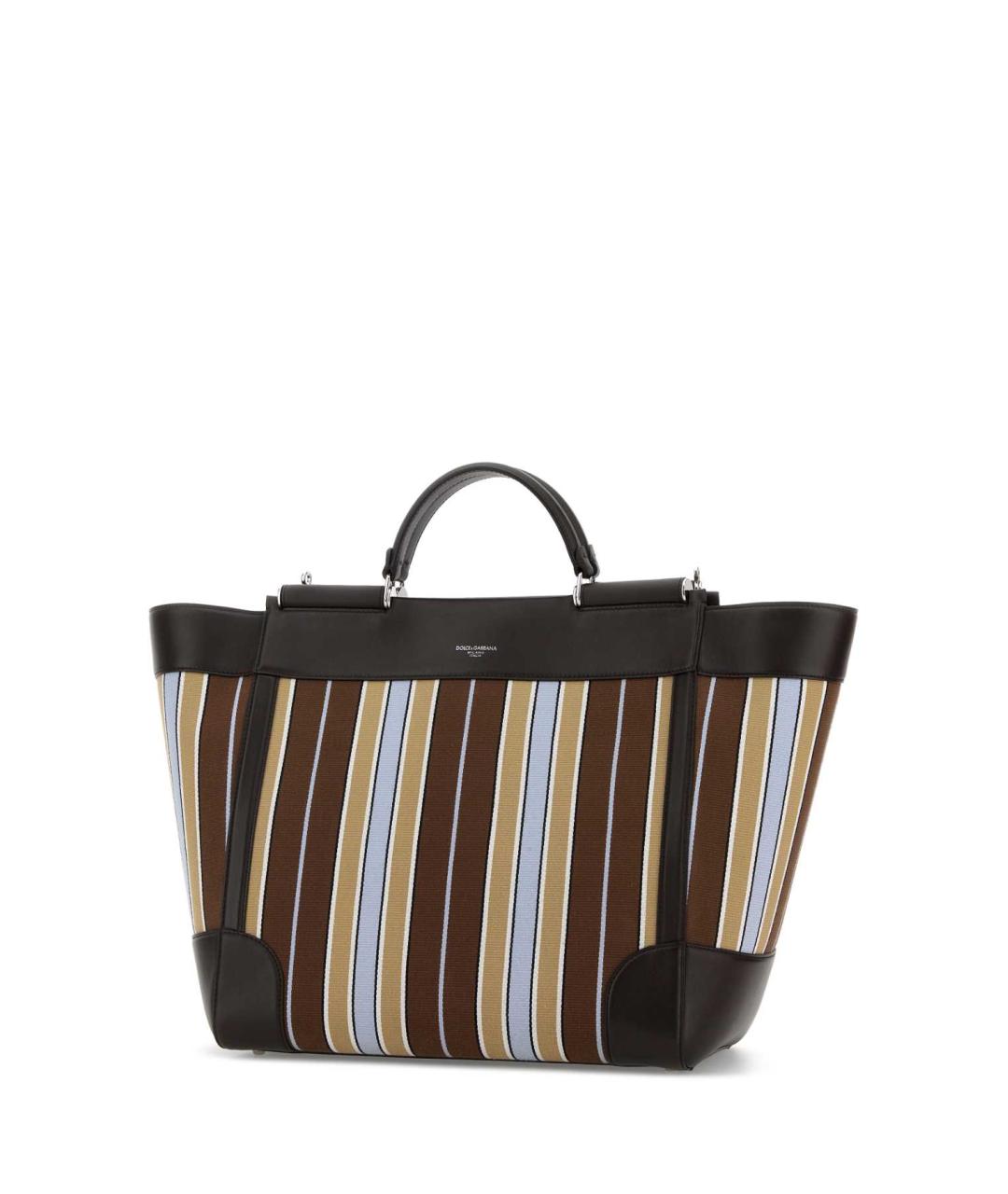 DOLCE&GABBANA Мульти тканевая сумка тоут, фото 2