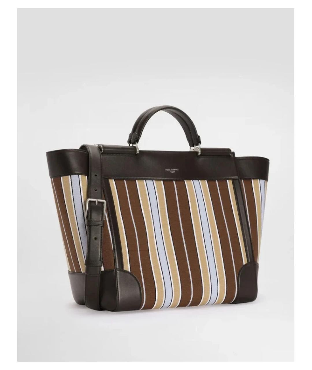 DOLCE&GABBANA Мульти тканевая сумка тоут, фото 4