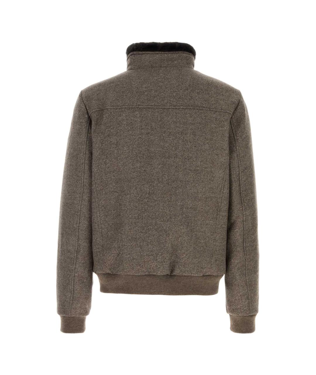 MOORER Коричневая шерстяная куртка, фото 2