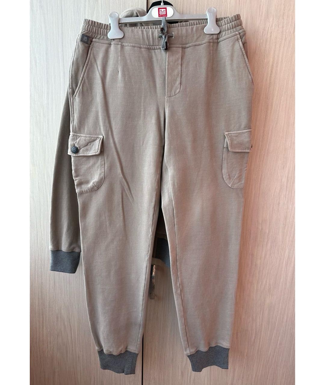 CAPOBIANCO Бежевый кашемировый спортивный костюм, фото 7