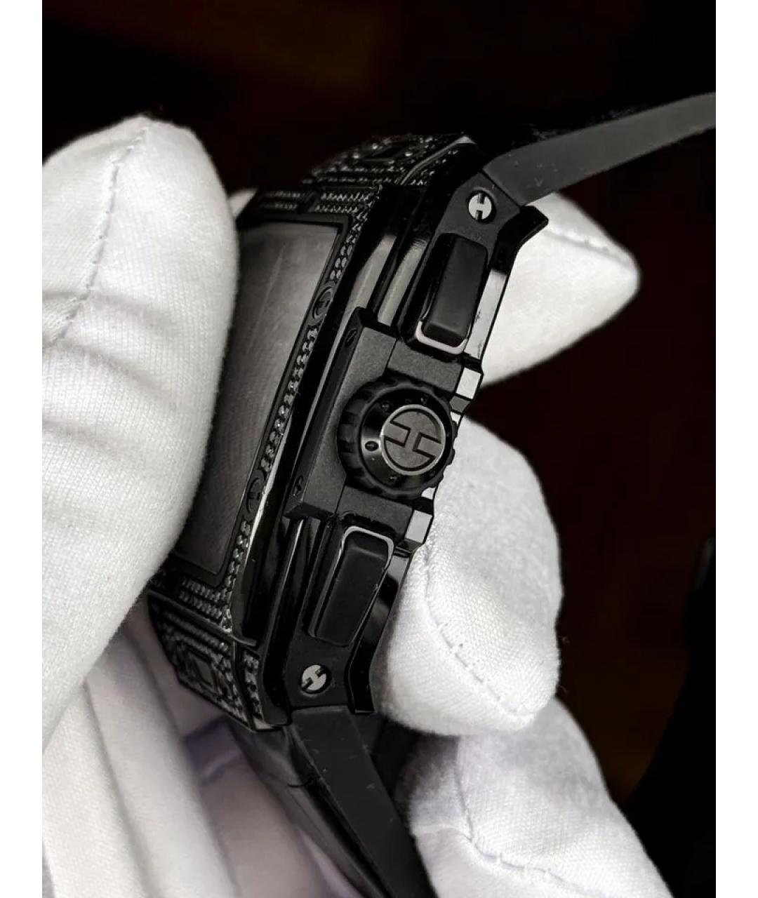 HUBLOT Черные керамические часы, фото 4