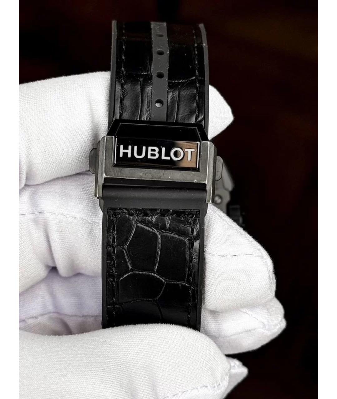 HUBLOT Черные керамические часы, фото 6