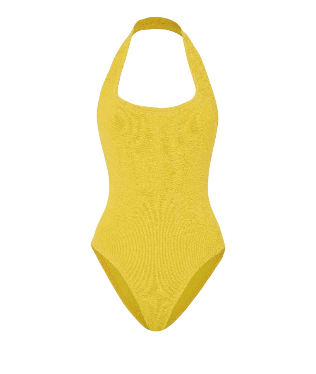 HUNZA G Желтый купальник, фото 1
