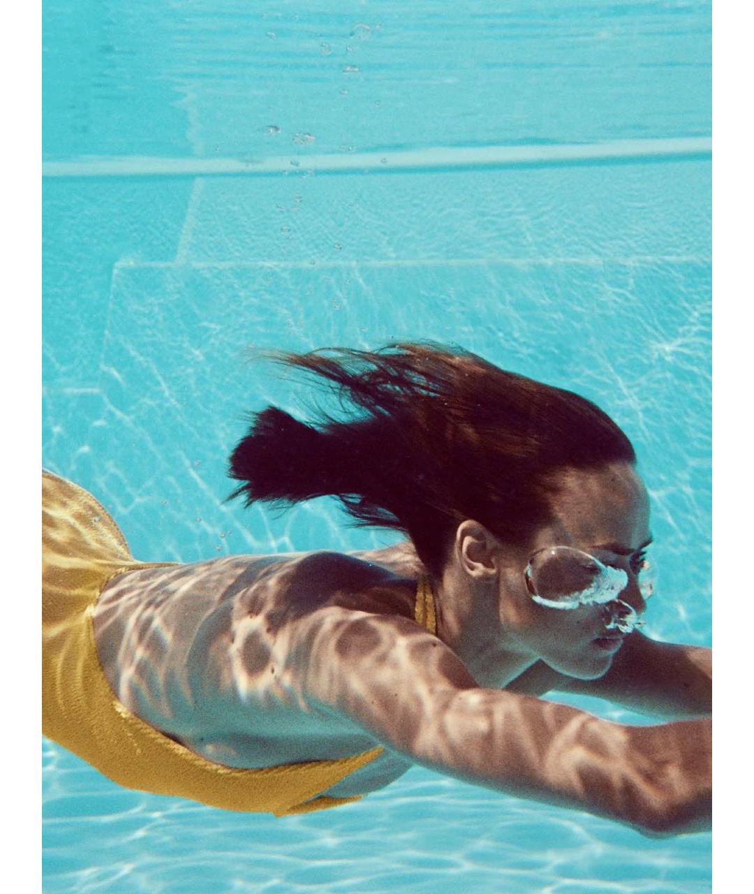 HUNZA G Желтый купальник, фото 6