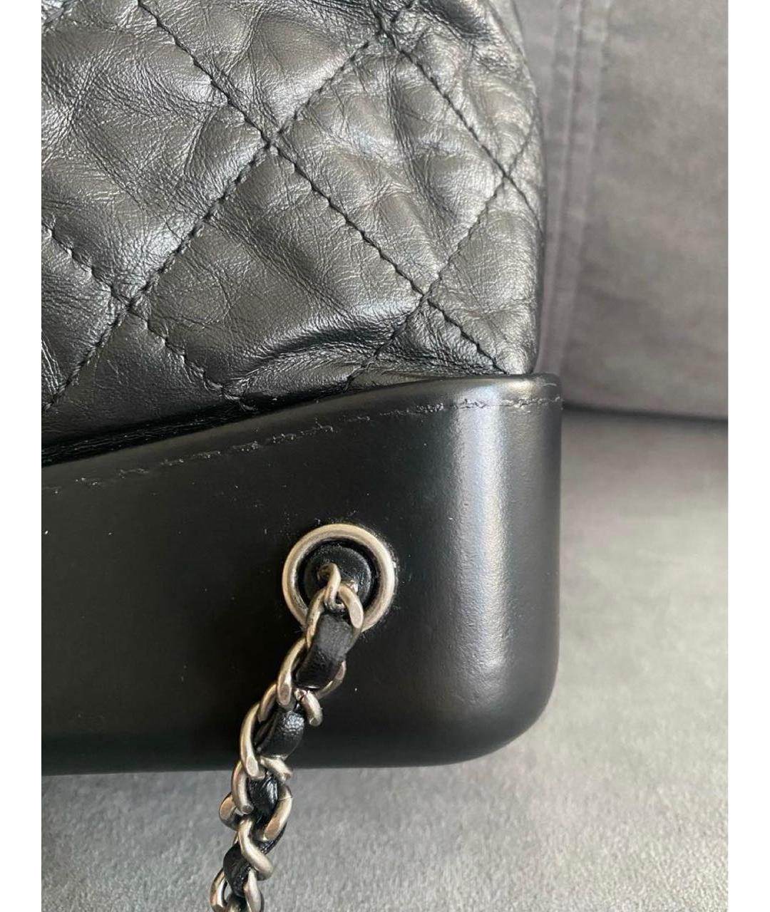 CHANEL Черный кожаный рюкзак, фото 6