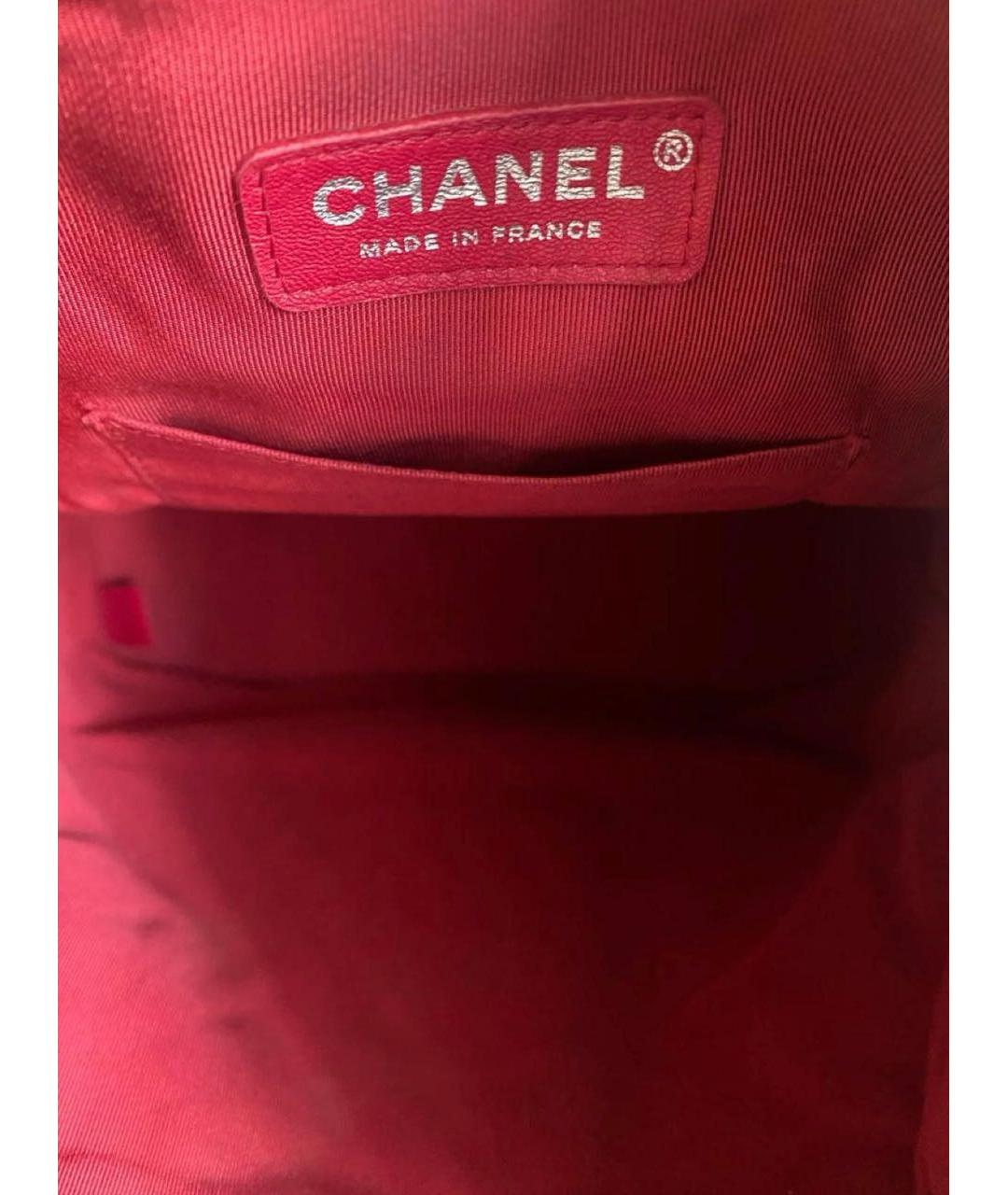 CHANEL Черный кожаный рюкзак, фото 4