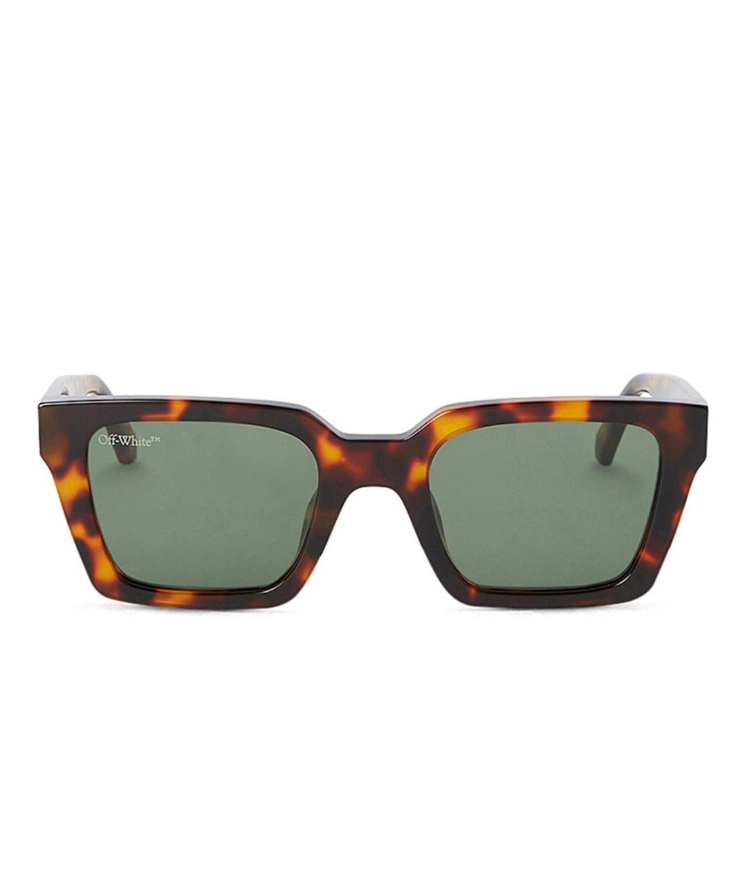 OFF-WHITE Коричневые солнцезащитные очки, фото 1