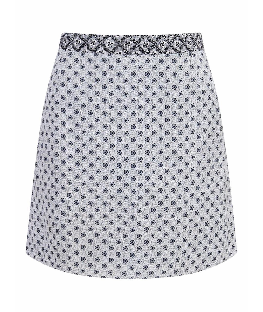 LOUIS VUITTON Серая вискозная юбка мини, фото 1