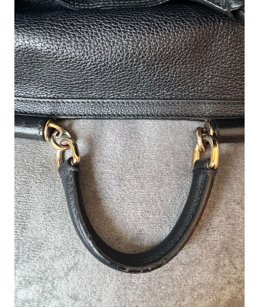 DOLCE&GABBANA Черный кожаный рюкзак, фото 7