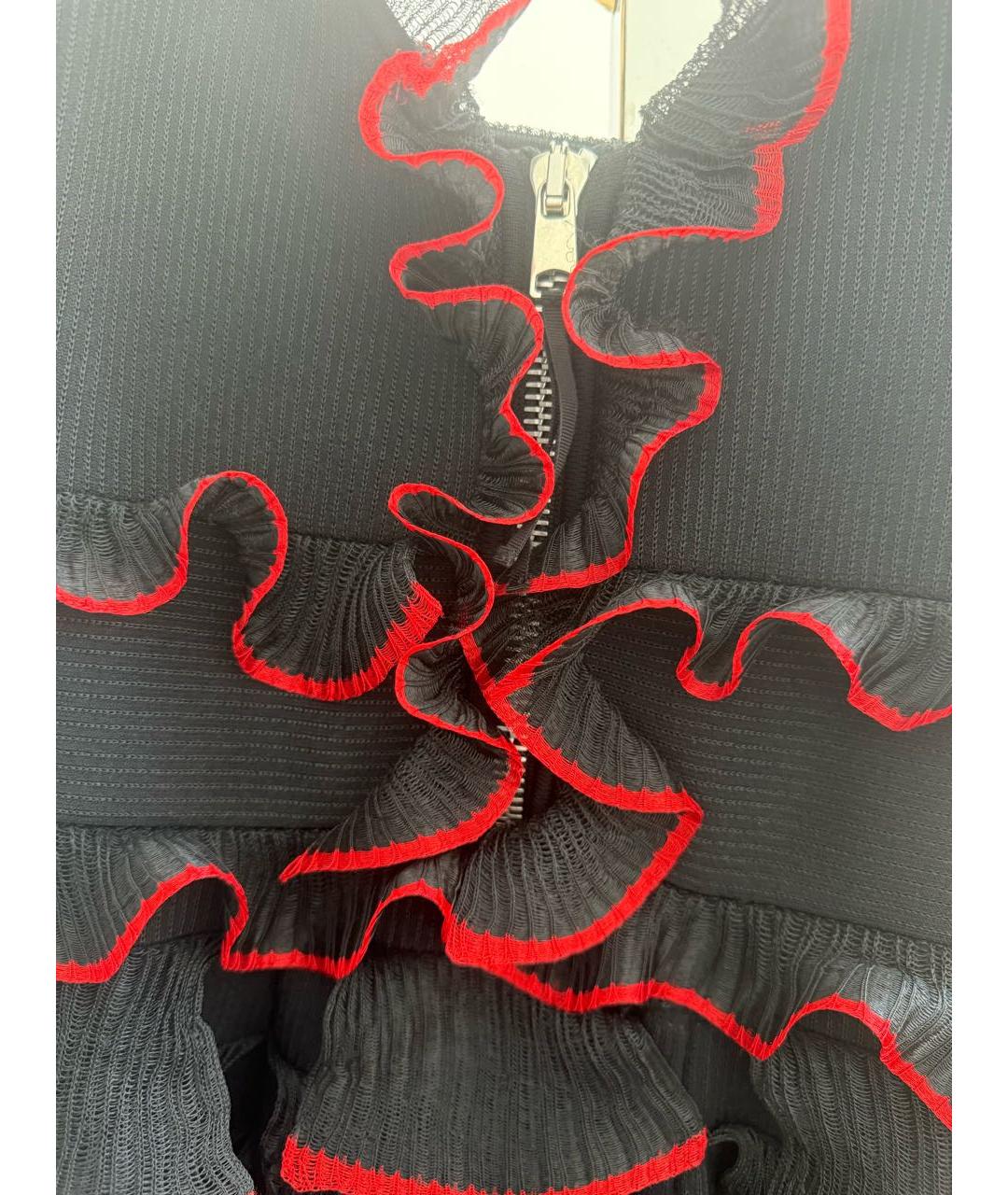 ALEXANDER MCQUEEN Мульти полиэстеровое платье, фото 4