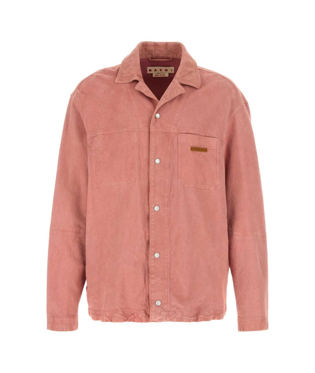 MARNI Розовая кэжуал рубашка, фото 1