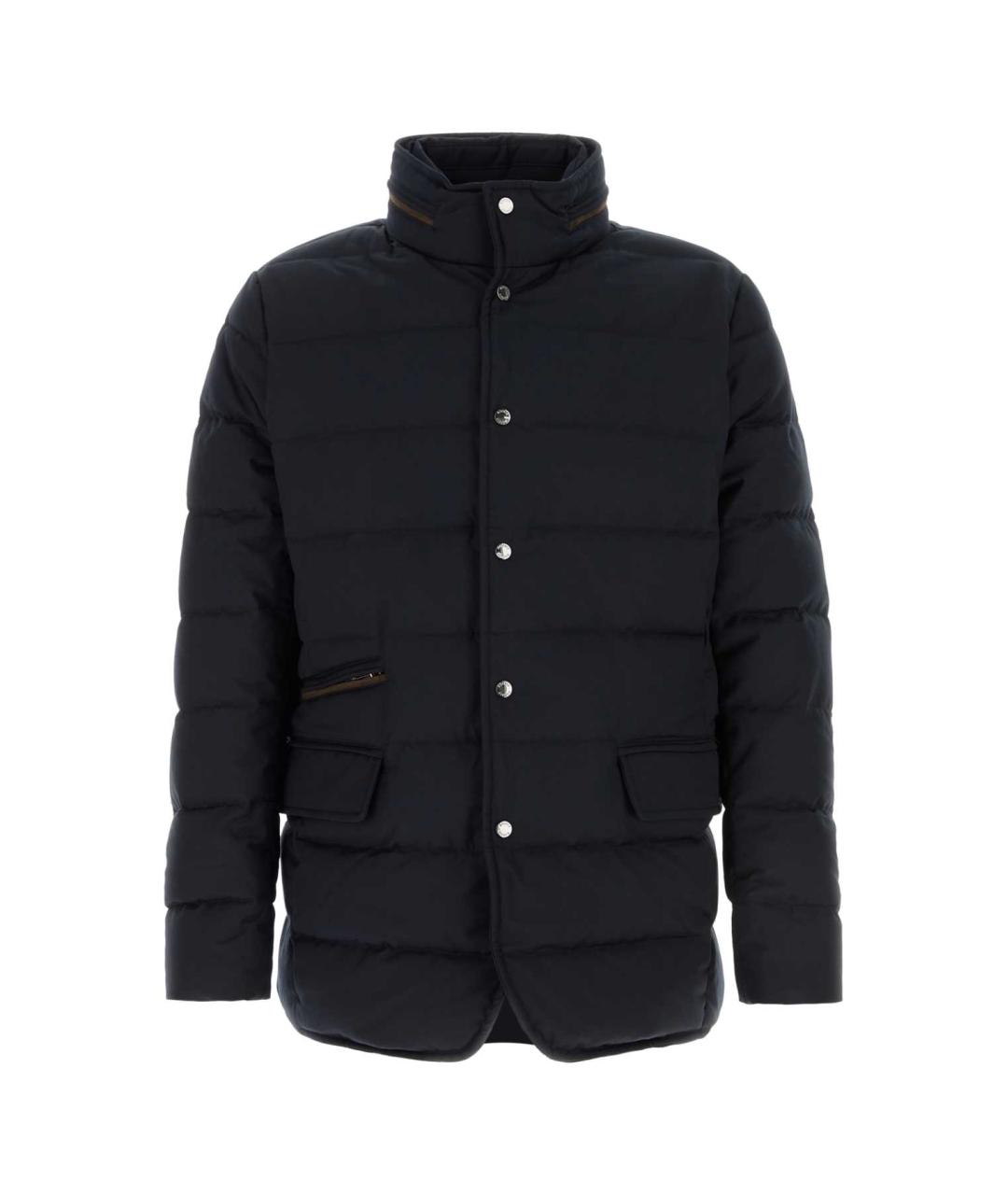 MOORER Синяя полиэстеровая куртка, фото 1