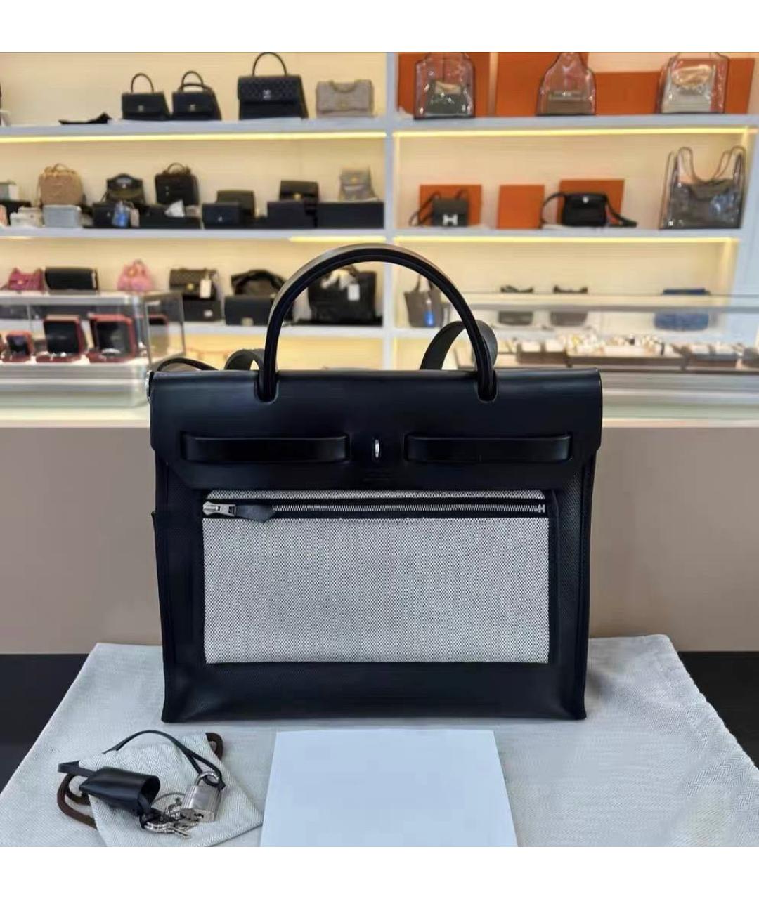 HERMES Черная сумка через плечо, фото 2