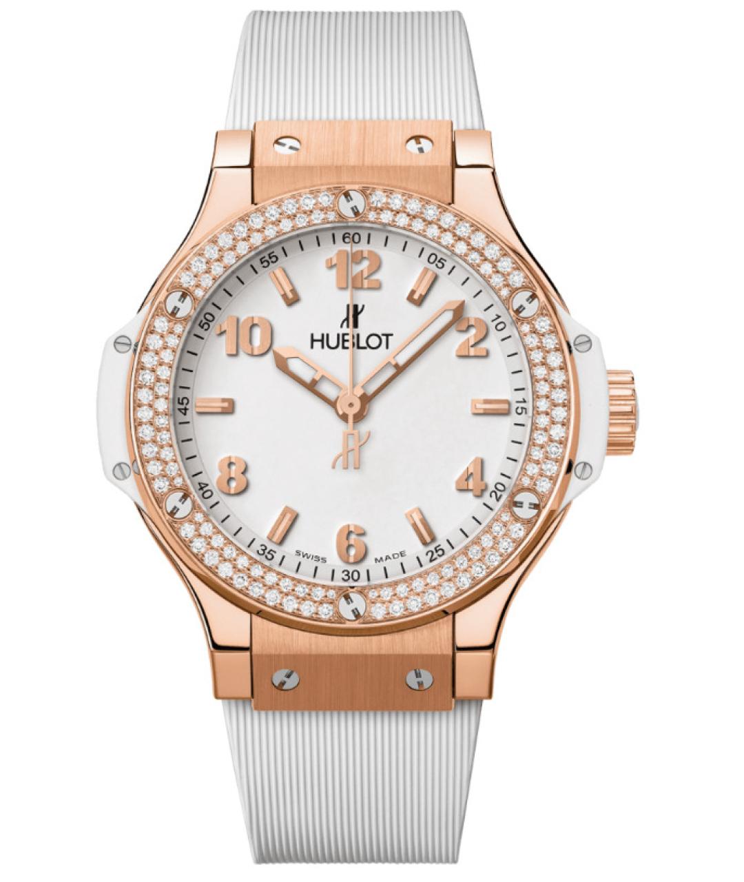 HUBLOT Белые часы из розового золота, фото 3