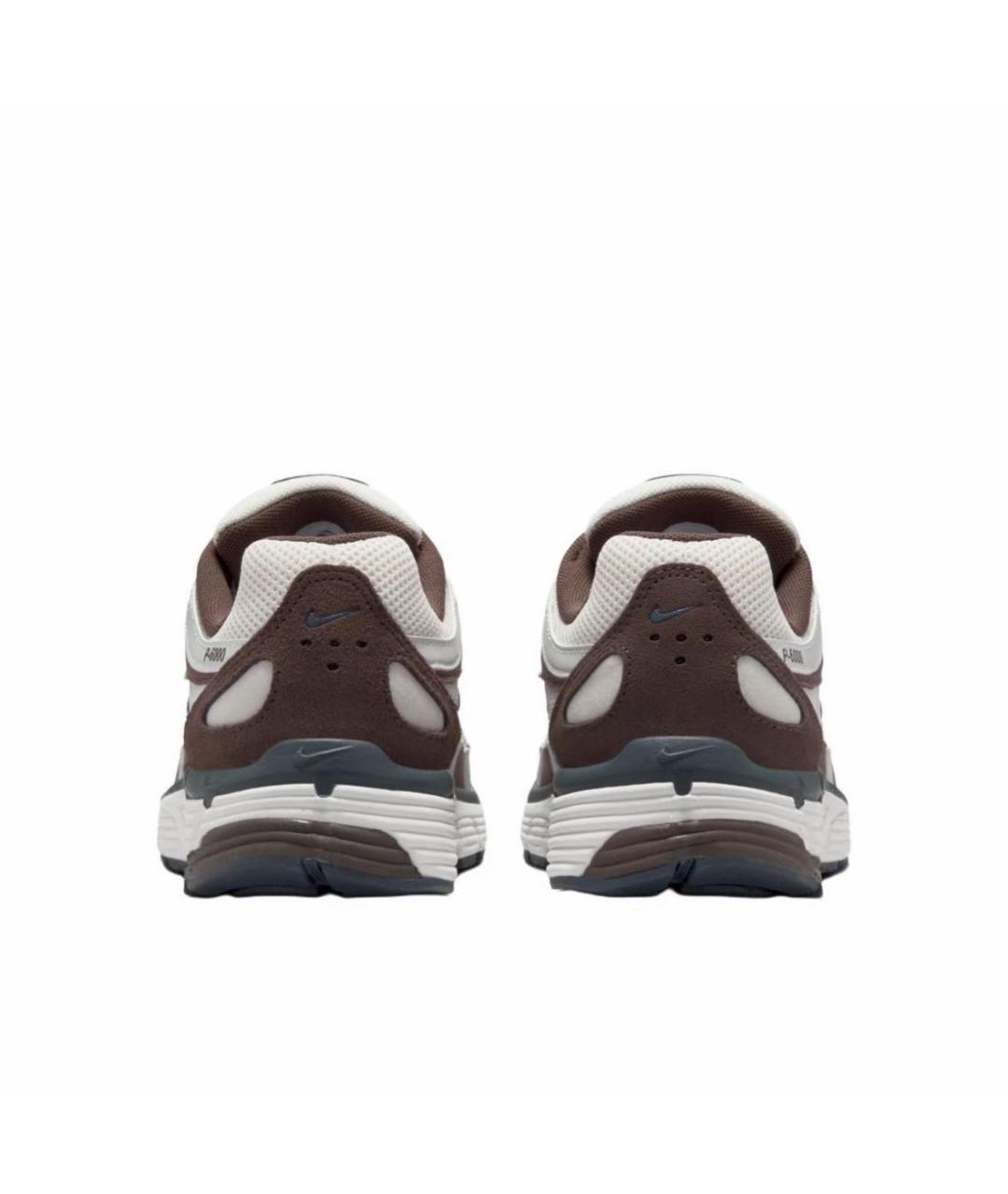 NIKE Коричневые замшевые низкие кроссовки / кеды, фото 4