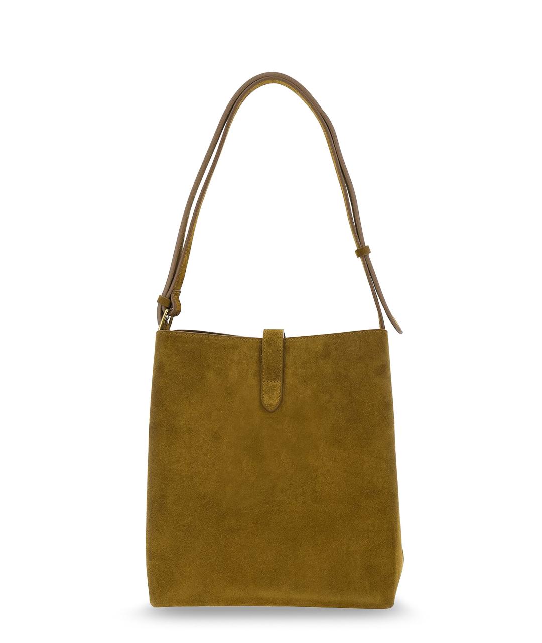 SOEUR Коричневая кожаная сумка тоут, фото 2