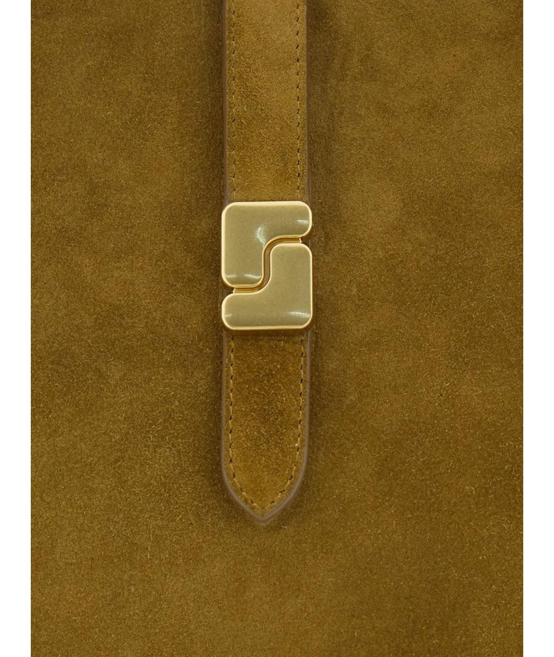 SOEUR Коричневая кожаная сумка тоут, фото 4