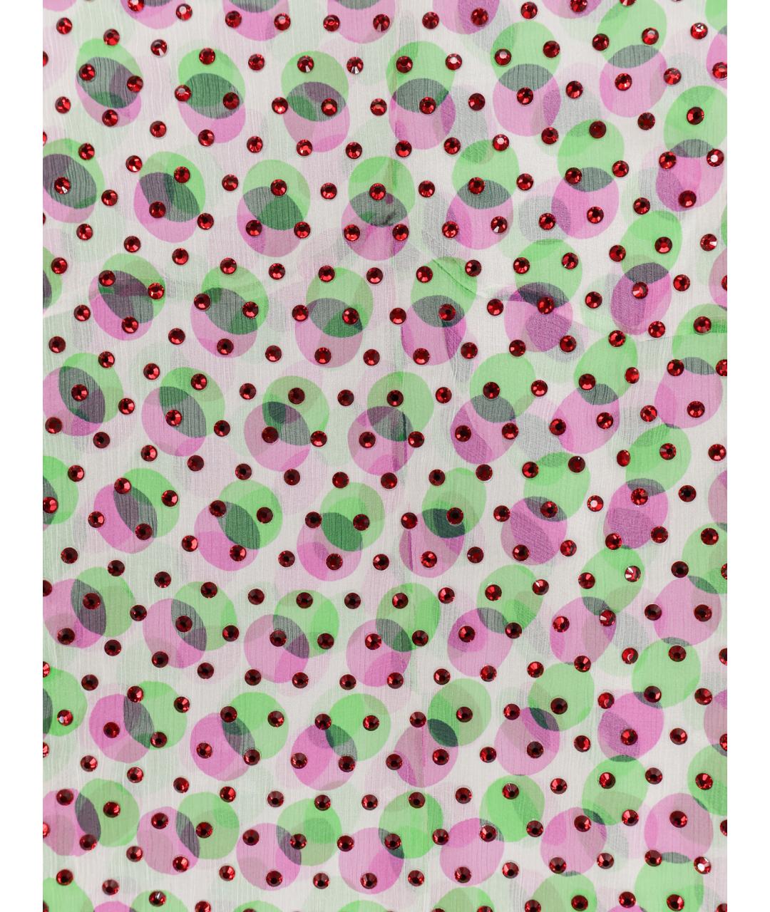 DRIES VAN NOTEN Мульти шелковое коктейльное платье, фото 3