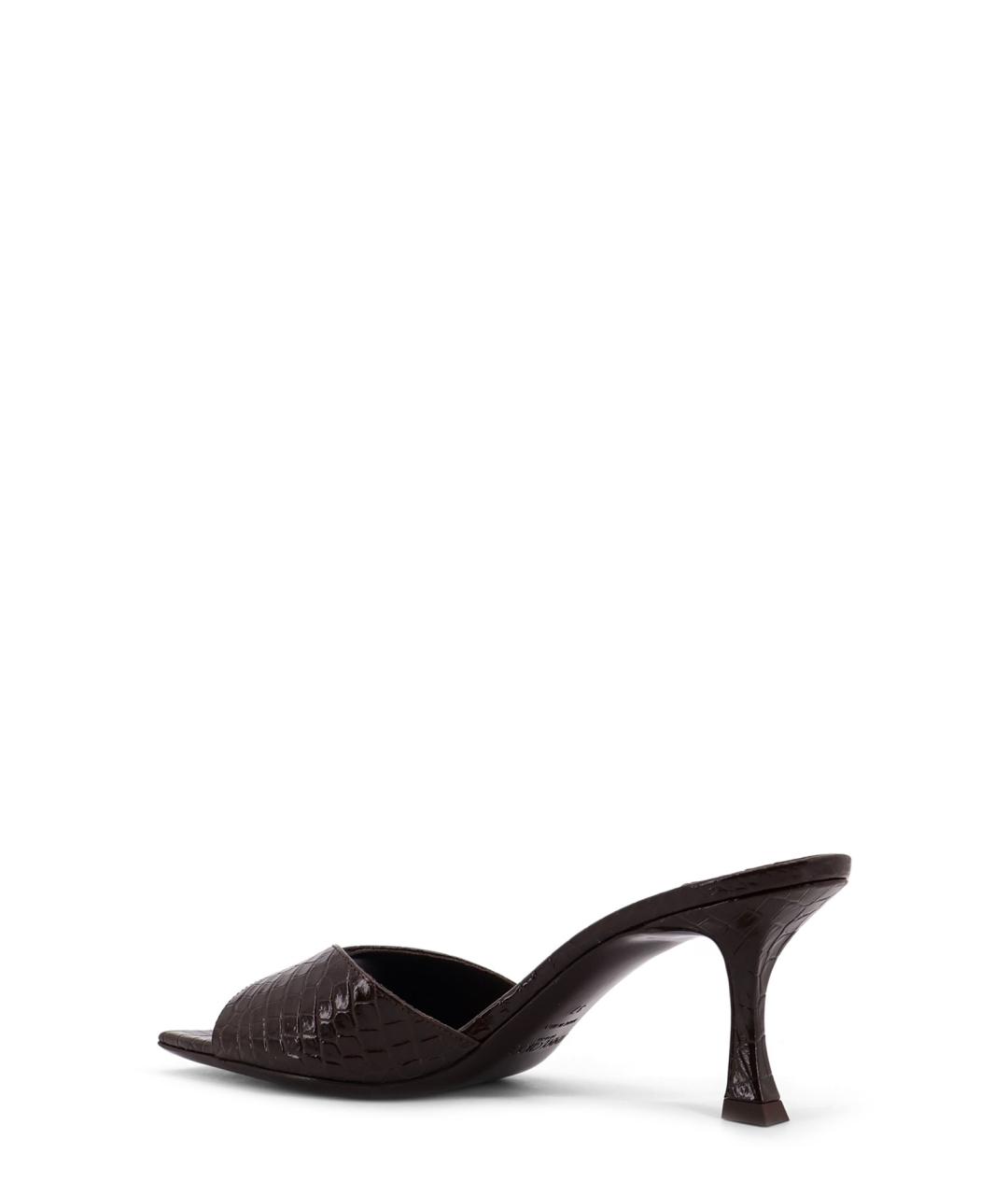 JIMMY CHOO Коричневые мюли, фото 3