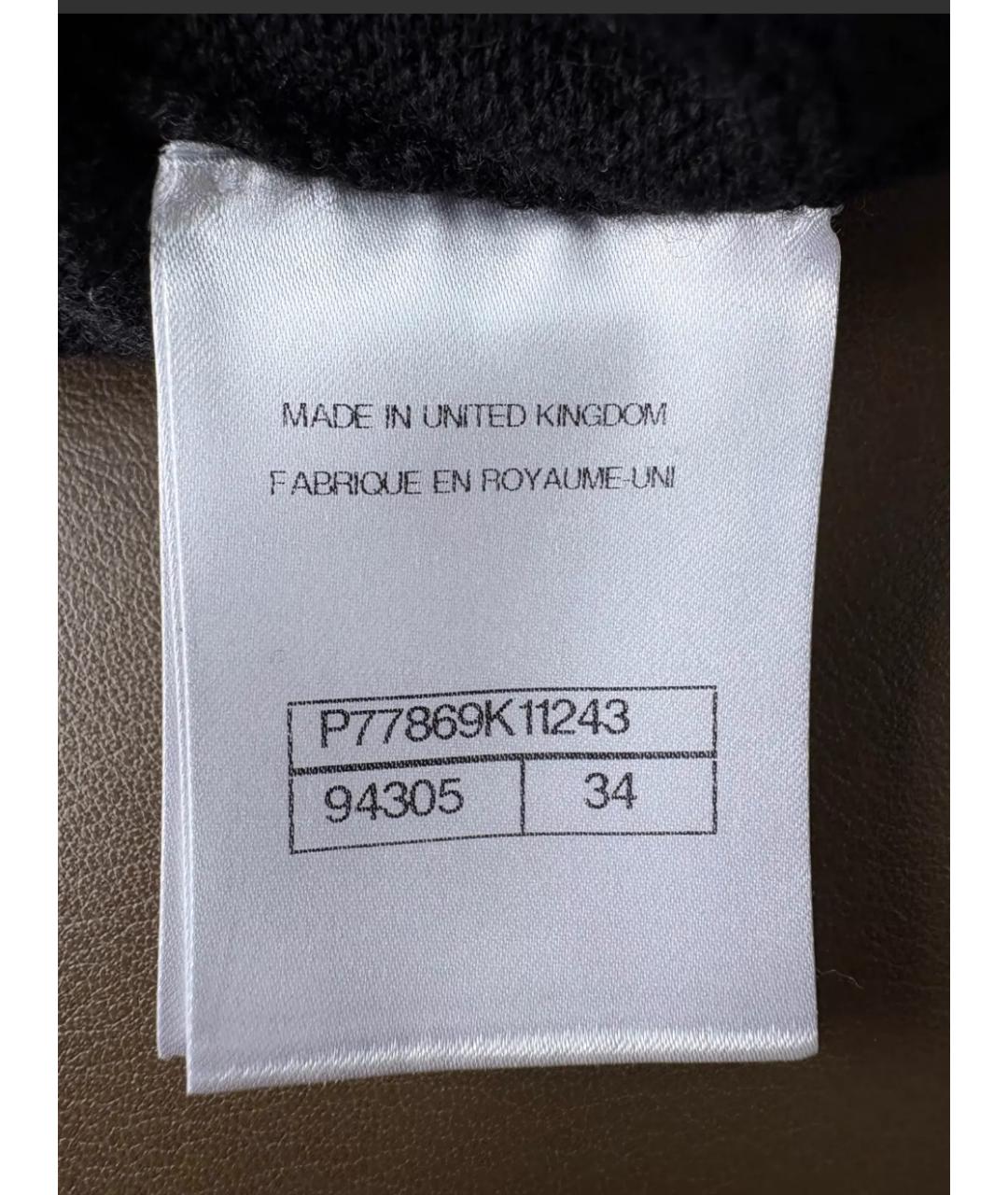 CHANEL Черный кашемировый джемпер / свитер, фото 8