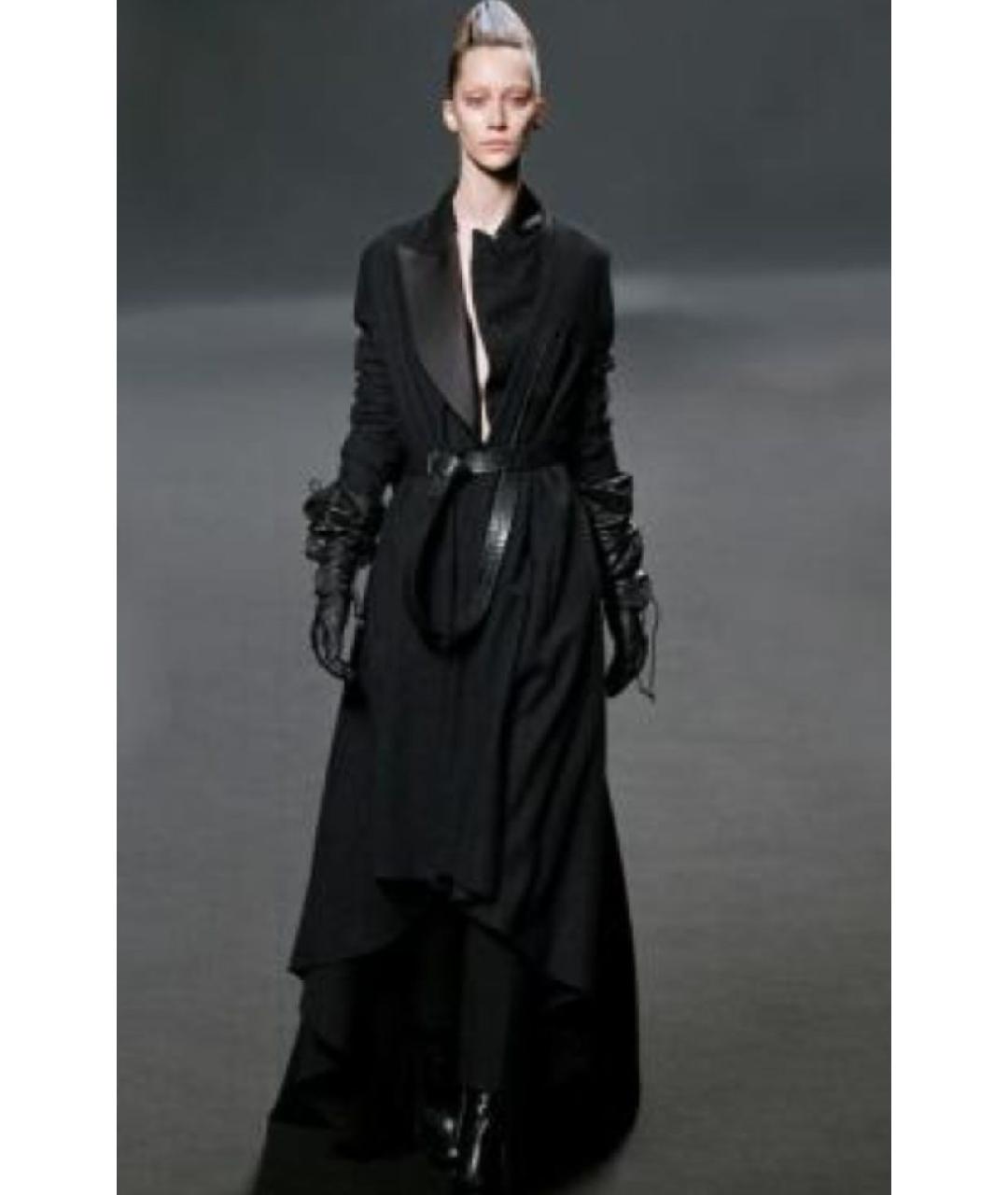 HAIDER ACKERMANN Черное пальто, фото 9
