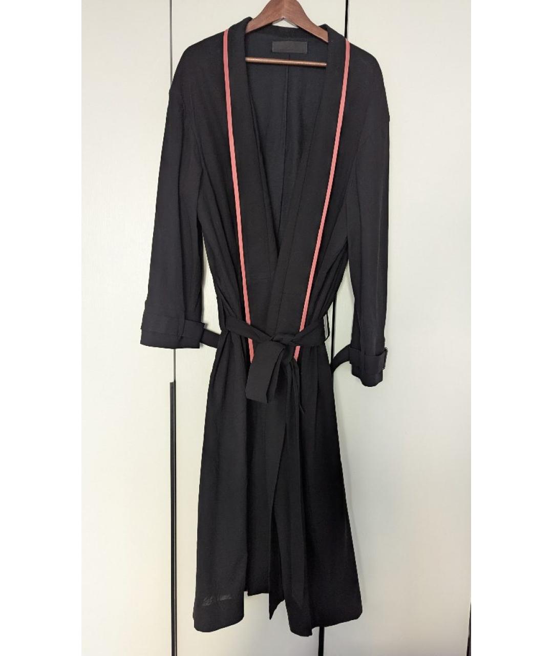 HAIDER ACKERMANN Черное пальто, фото 10