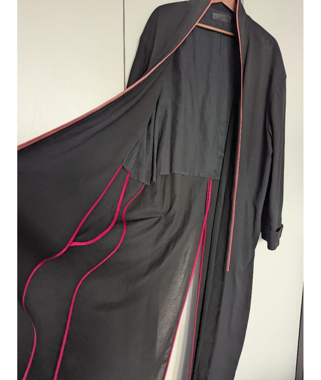 HAIDER ACKERMANN Черное пальто, фото 6