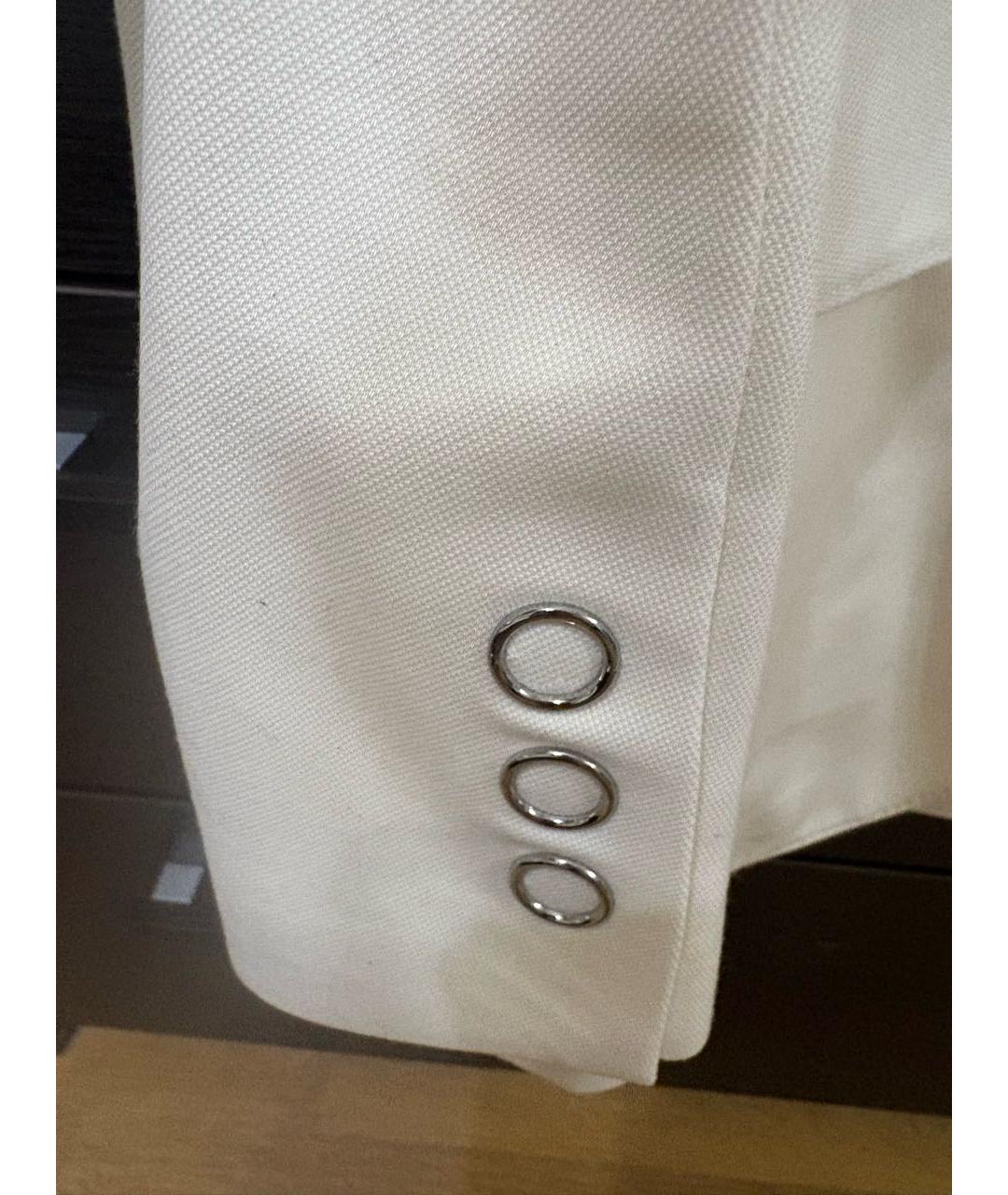 BURBERRY Белый жакет/пиджак, фото 5