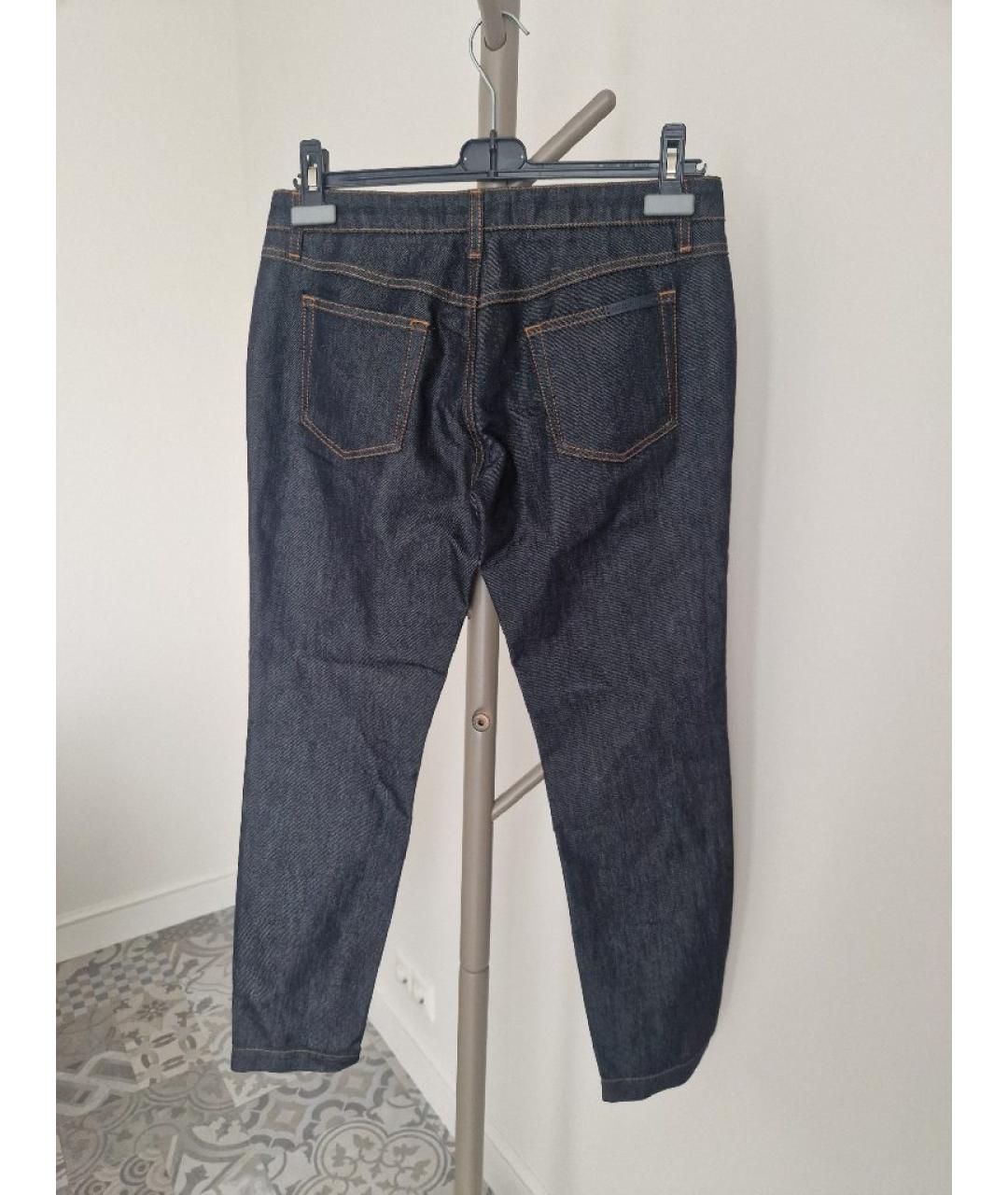 DOLCE&GABBANA Темно-синие прямые джинсы, фото 2