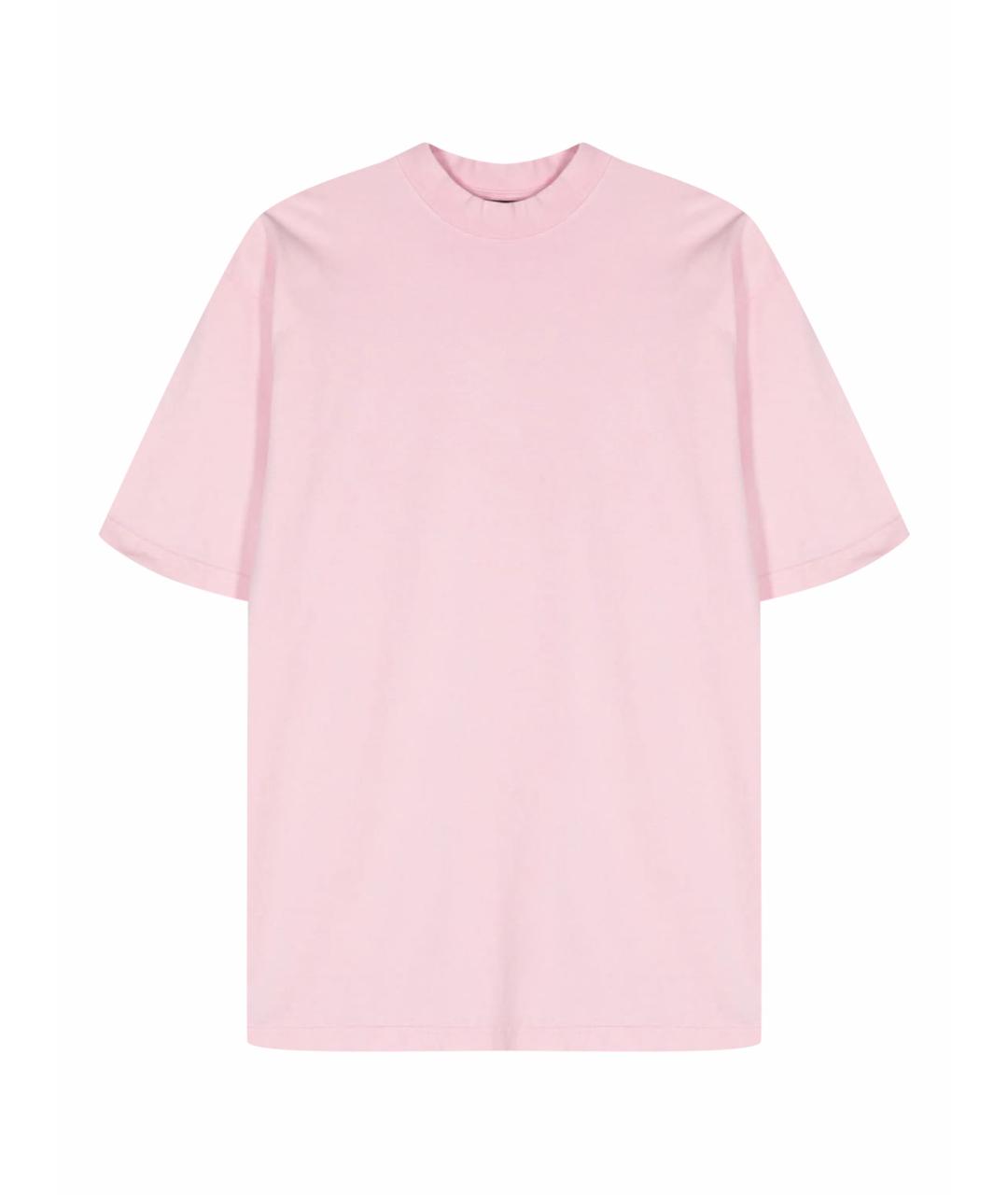 BALENCIAGA Розовая футболка, фото 1
