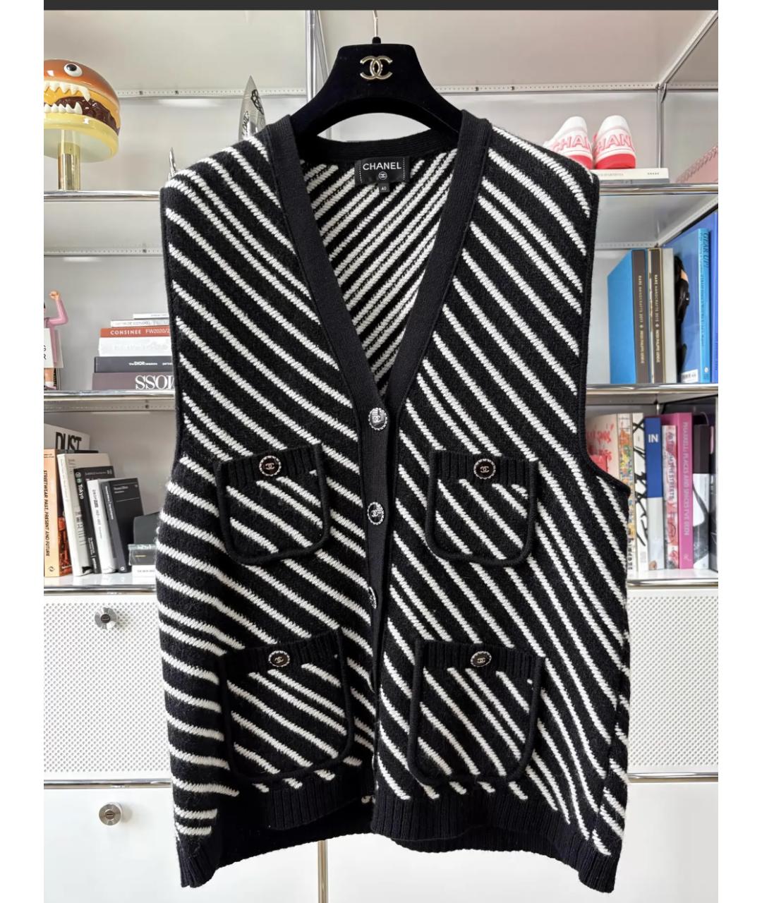 CHANEL Мульти кашемировая жилетка, фото 7