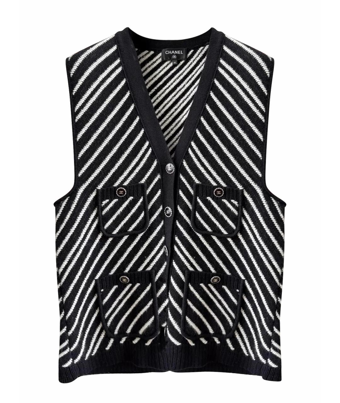 CHANEL Мульти кашемировая жилетка, фото 1