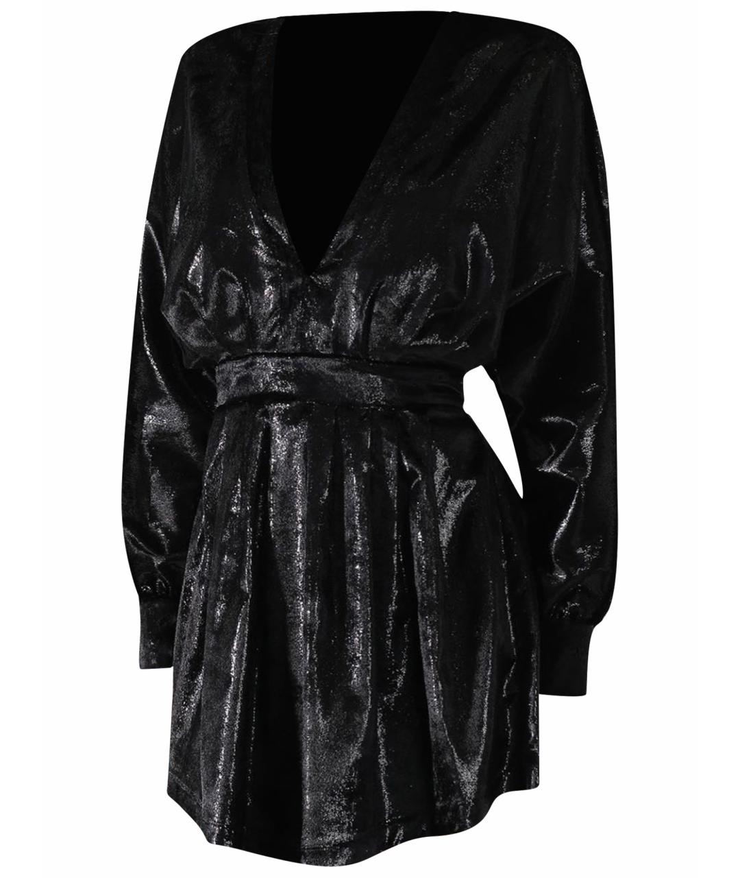 BALMAIN Черное полиэстеровое платье, фото 1