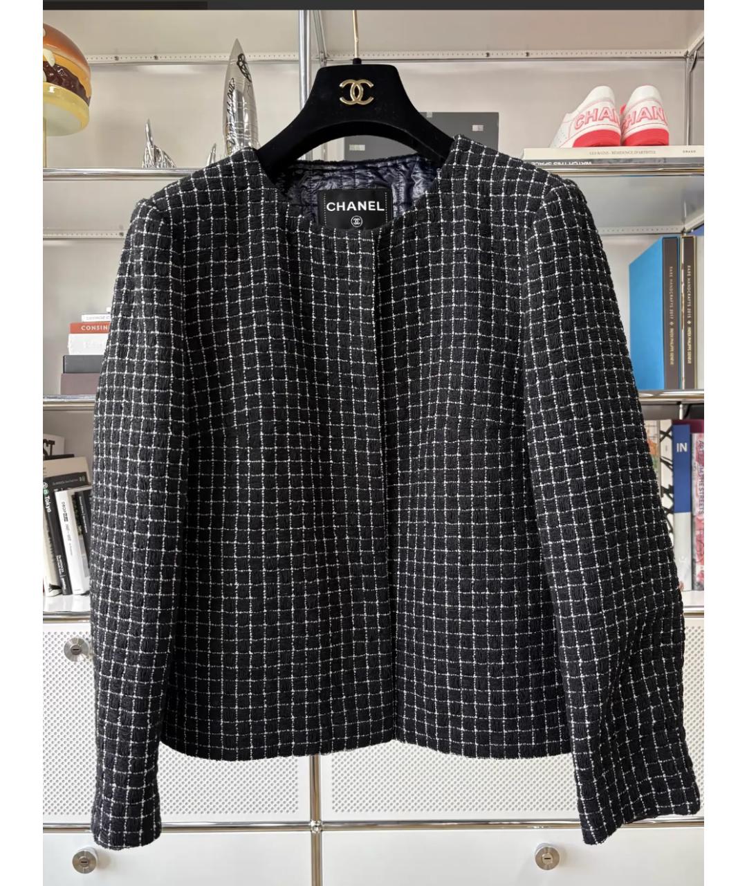 CHANEL Мульти твидовый жакет/пиджак, фото 7