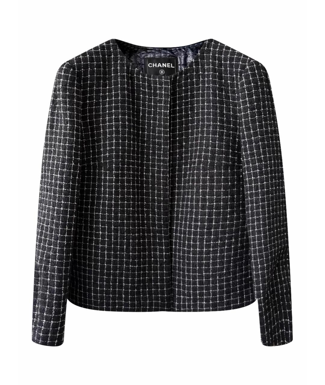 CHANEL Мульти твидовый жакет/пиджак, фото 1