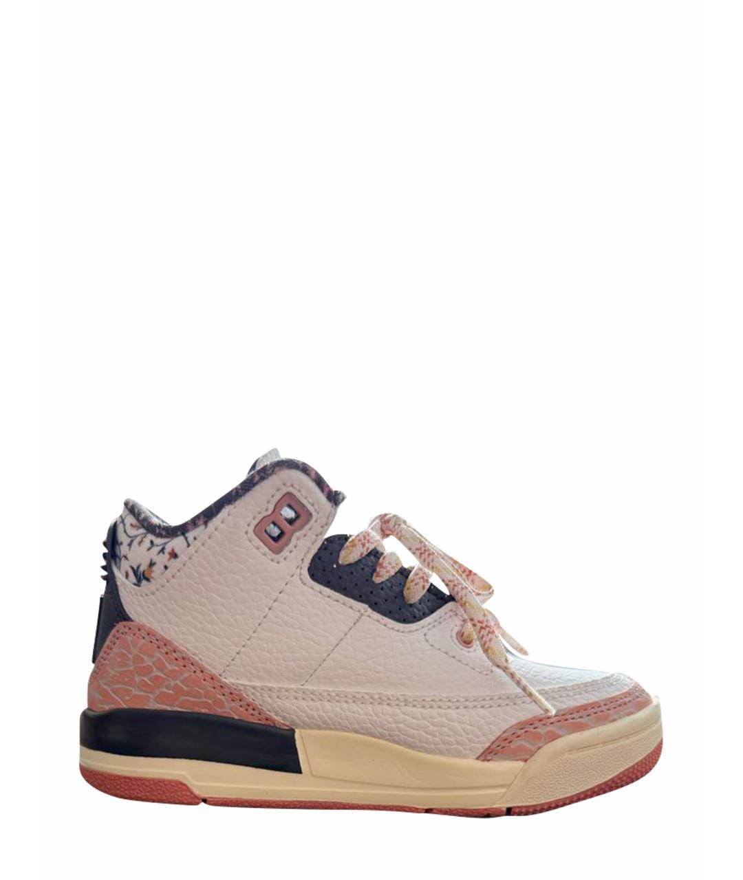 JORDAN Белые кожаные кеды, фото 1