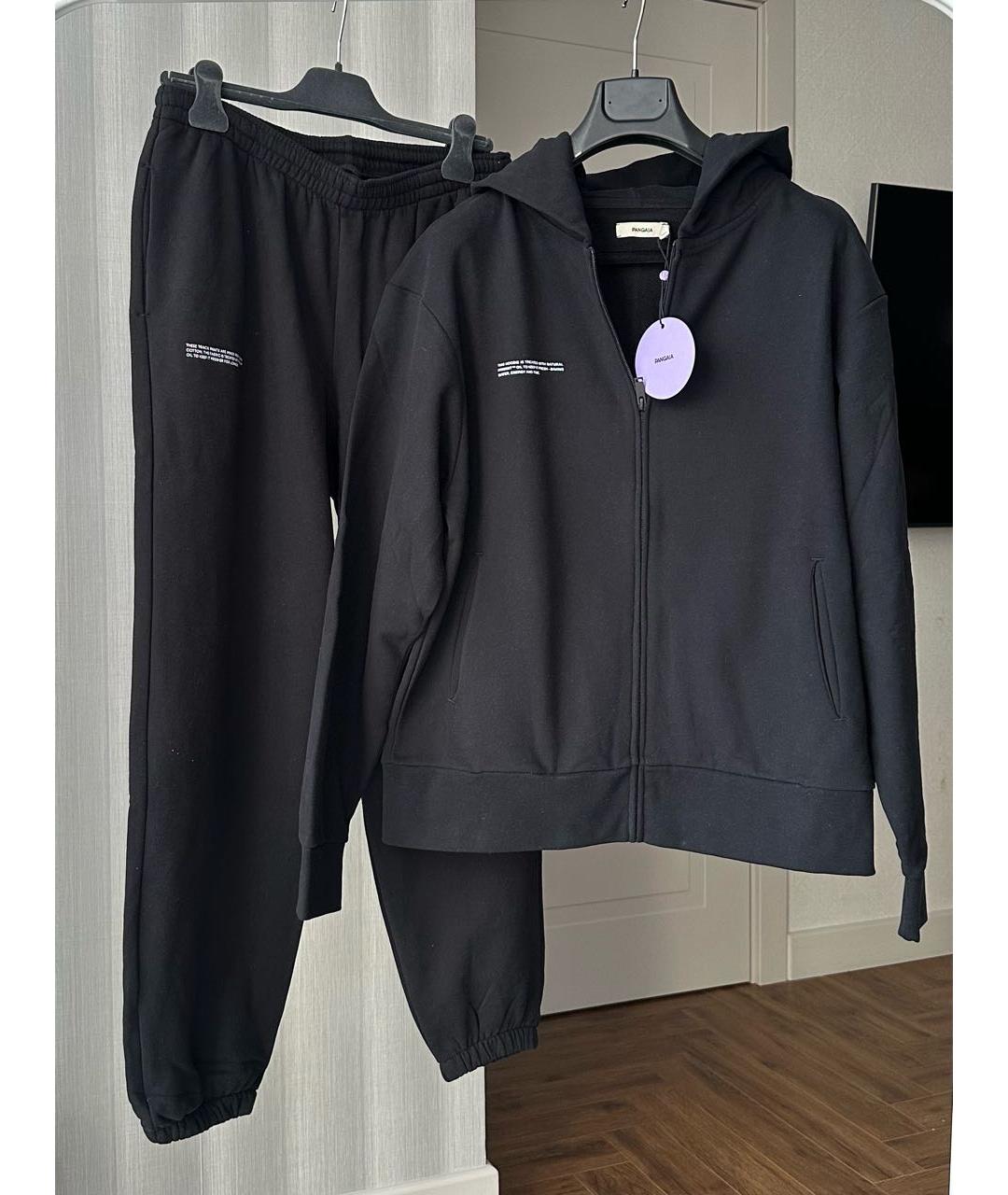 THE PANGAIA Черный хлопковый костюм с брюками, фото 5